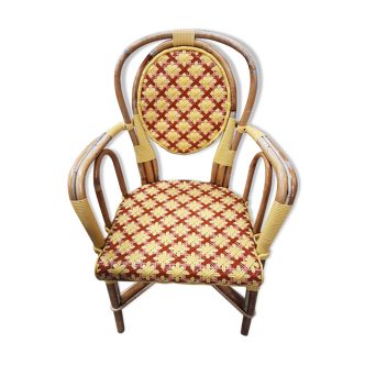 Yellow/red bistro chair