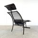 Vintage chaise longue in the manner of Rene Herbst, 1990s