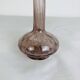 Purple bubble glass bud vase