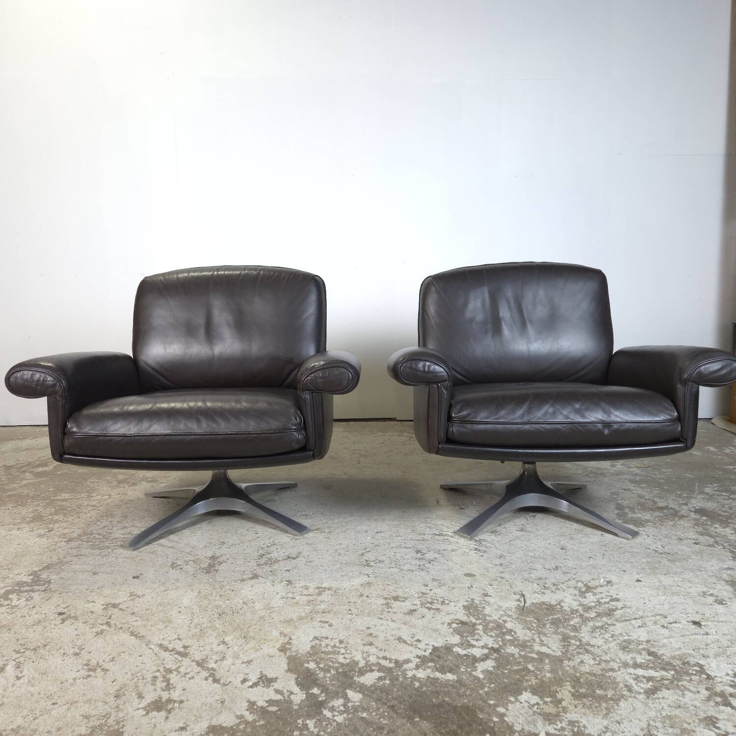 Vintage 1960s De Sede DS-31 leather lounge chair