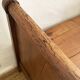 Old solid wood roller chest bench