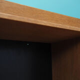 Oak bookcase, Danish design, 1970s, manufactured by ÆJM Møbler