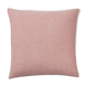 Coussin en lin et coton 50 x 50 cm couleur rose