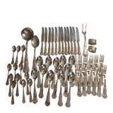 Antique flatware set for 51 place settings