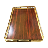 Plateau formica and brass 50s/60s