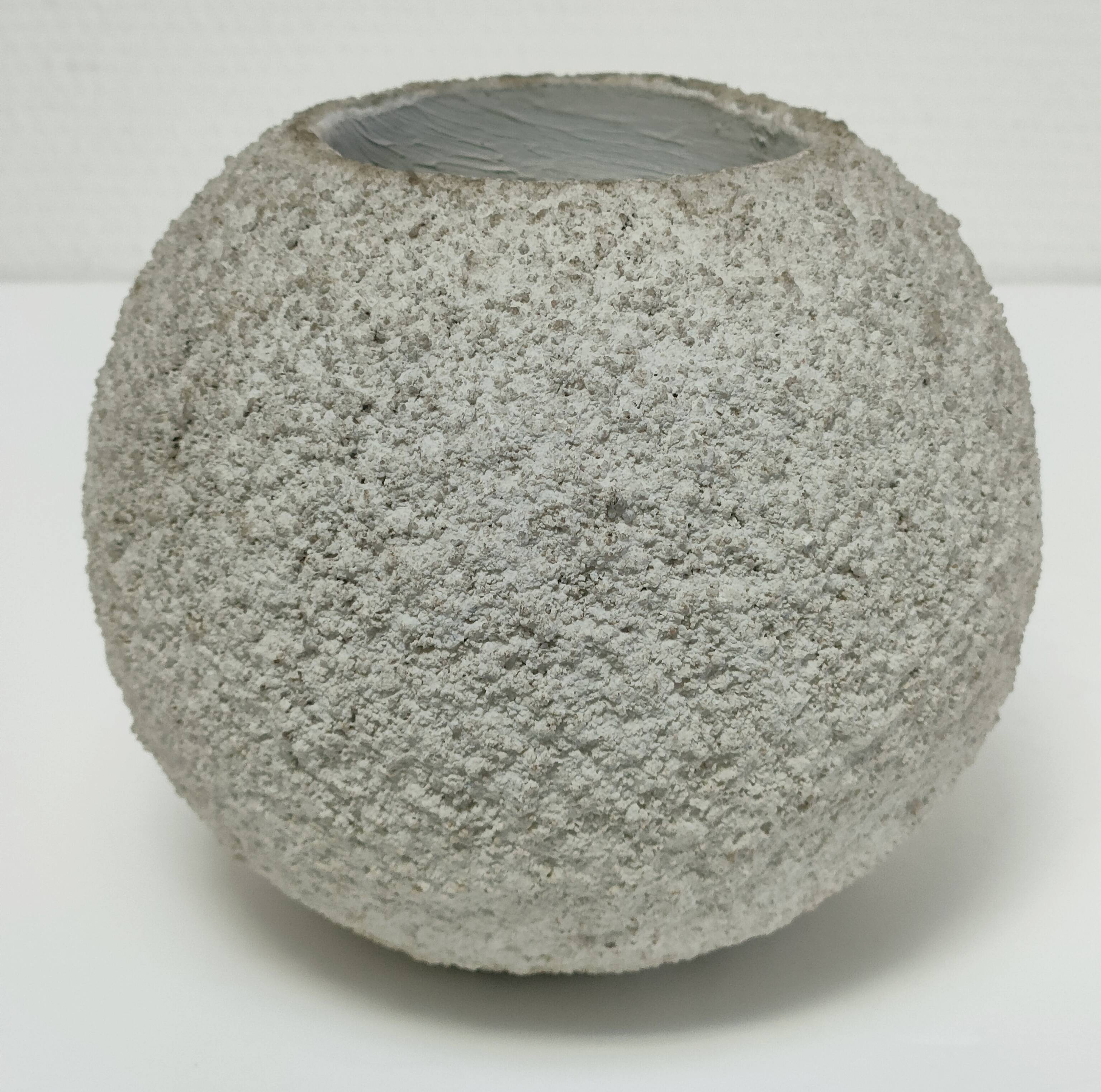 planter ball concrete cement design 60s