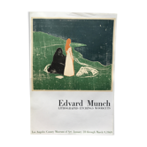 Affiche d'exposition Edvard Munch, Los Angeles County Museum of Art, 1969