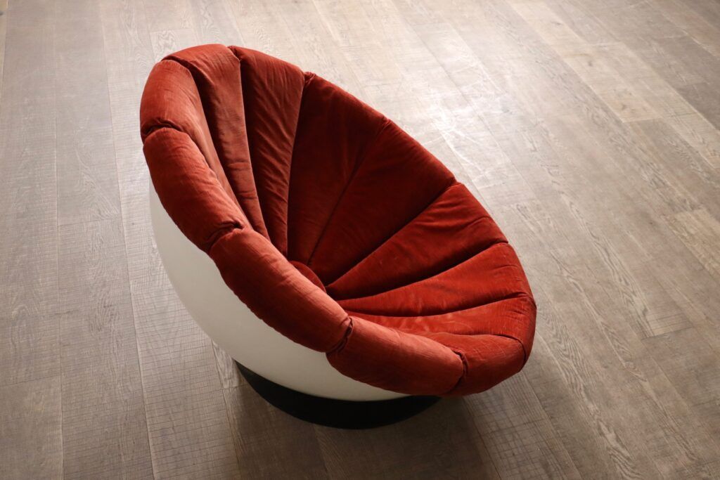 Luciano Frigerio Girasole lounge chair, Italy 1960s
