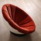 Luciano Frigerio Girasole lounge chair, Italy 1960s