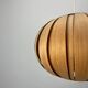 1960s bamboo globe pendant lamp