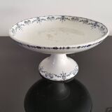 Old compote bowl Terre de Fer Opaque Porcelain from Gien "Etruscan" model