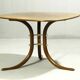 Table d'appoint en bois cintré, Allemagne, années 1950