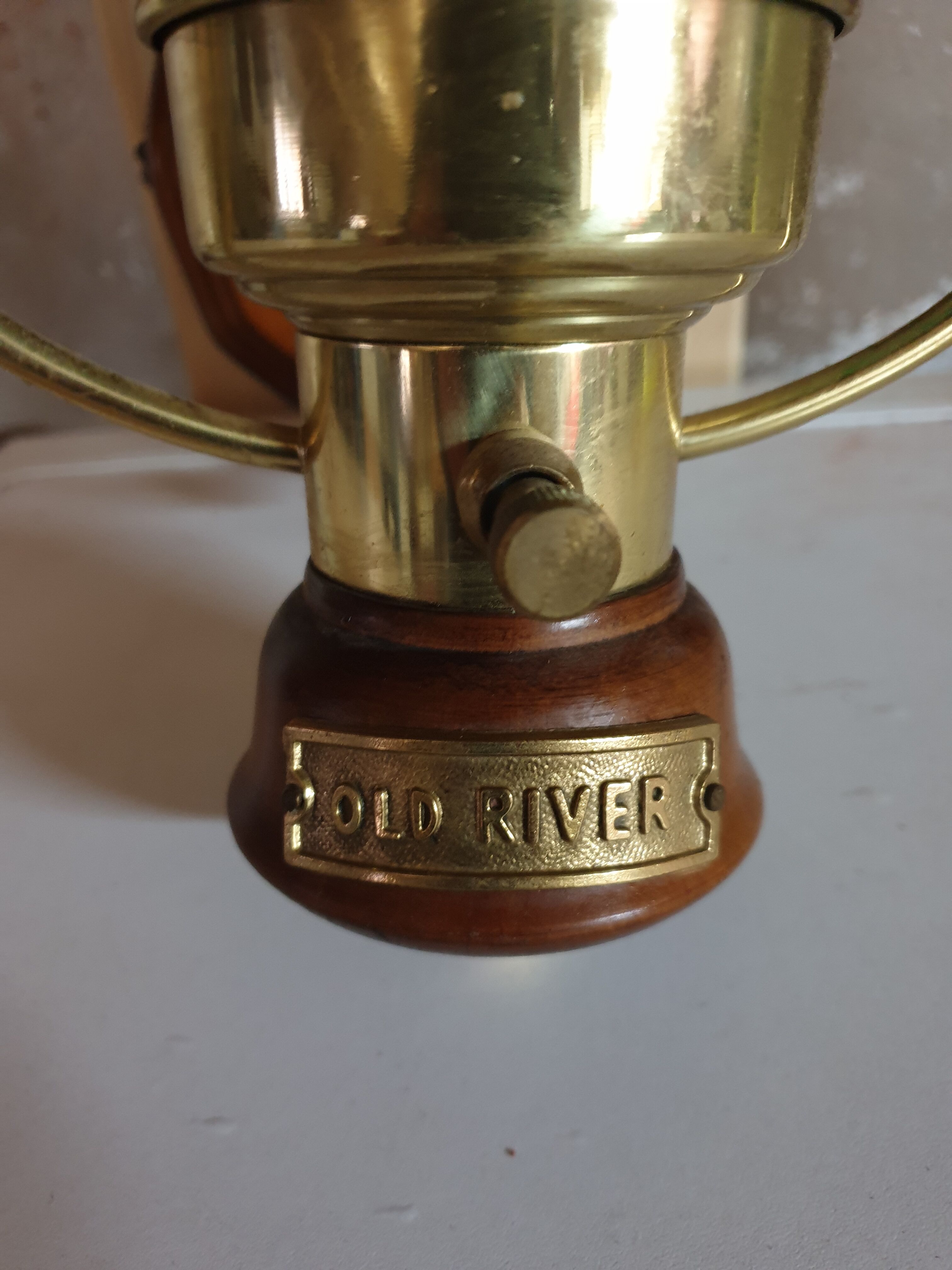 Lamp wall light old river