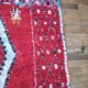 Ancient Berber carpet 125x225cm