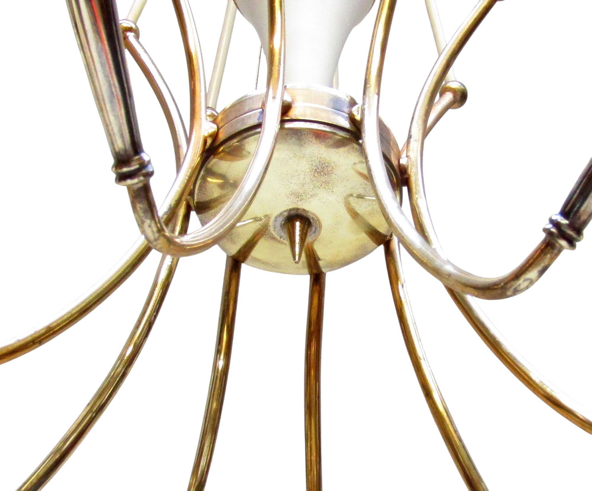 1950s Italian Spider Chandelier By Oscar Torlasco