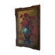 Art Deco flower bouquet oil painting
