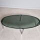 Vintage chrome and smoked glass coffee table