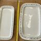 Set of 2 Rectangular Serving Dishes in Rosenthal Porcelain