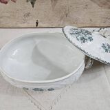 Small iron clay soup tureen
