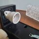Large ERCO Bakelite & Pressed Crystal Wall Light – 33 cm – 1970 Design