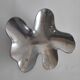Vintage Pocket vacuum in oxidized cast aluminum of years 70