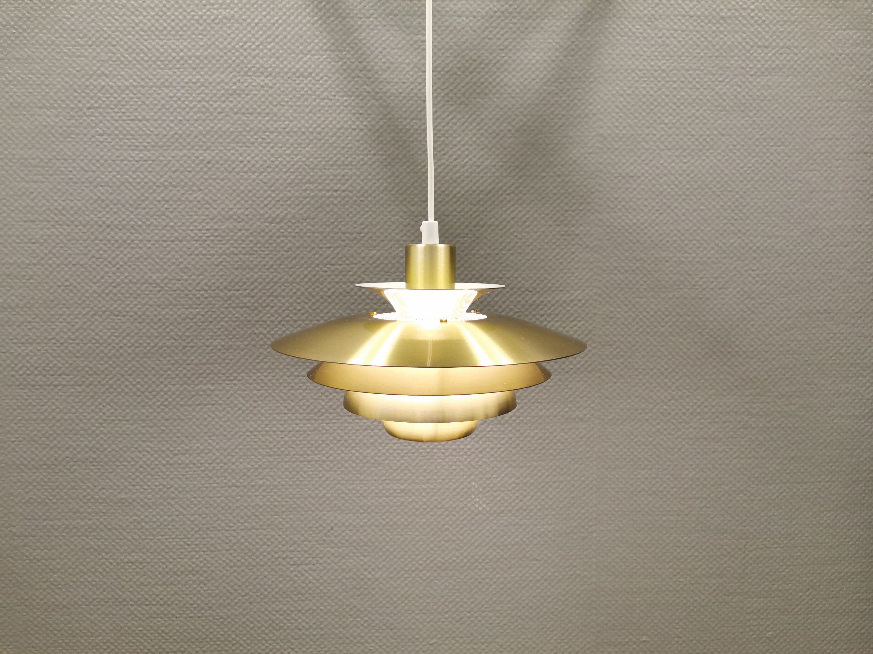 Danish designed ceiling lamp, produced by Jeka (closed in the early 1990s) model Alexia.