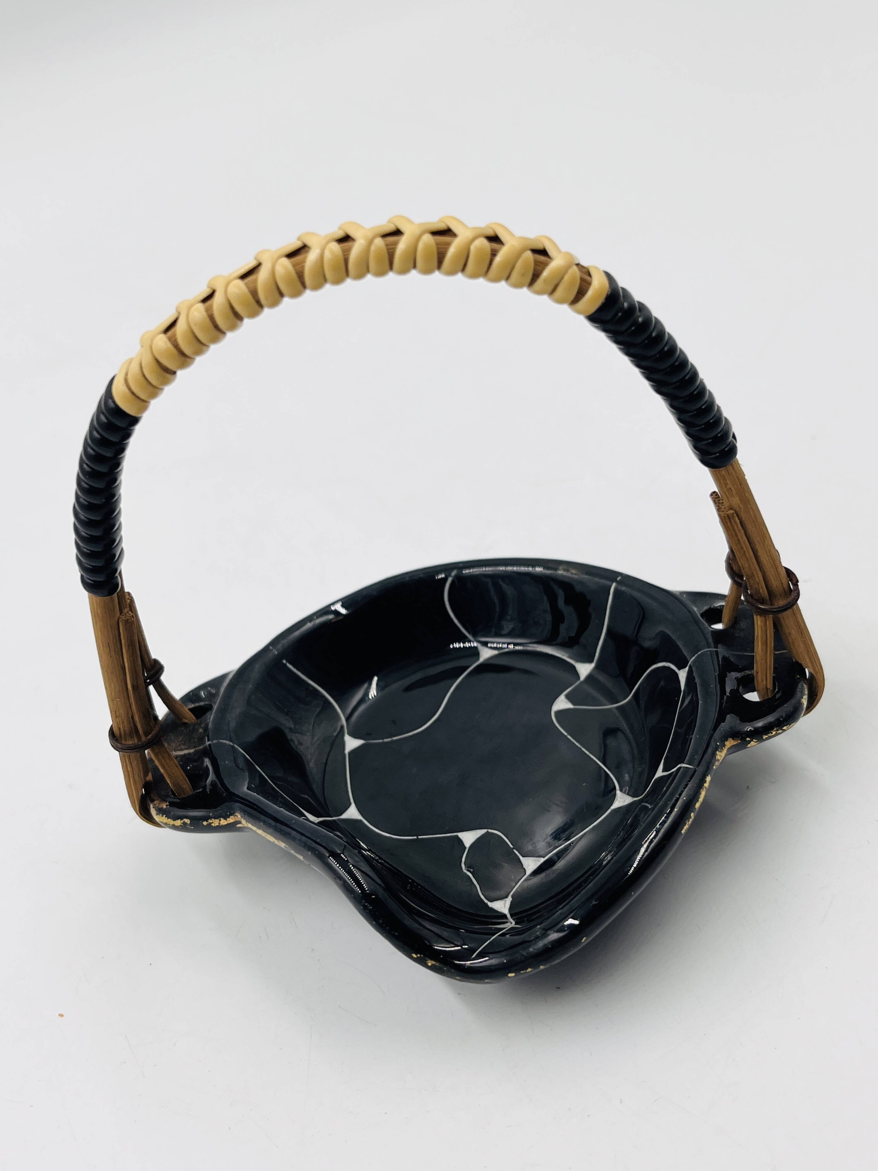 Mini vintage ceramic ashtray