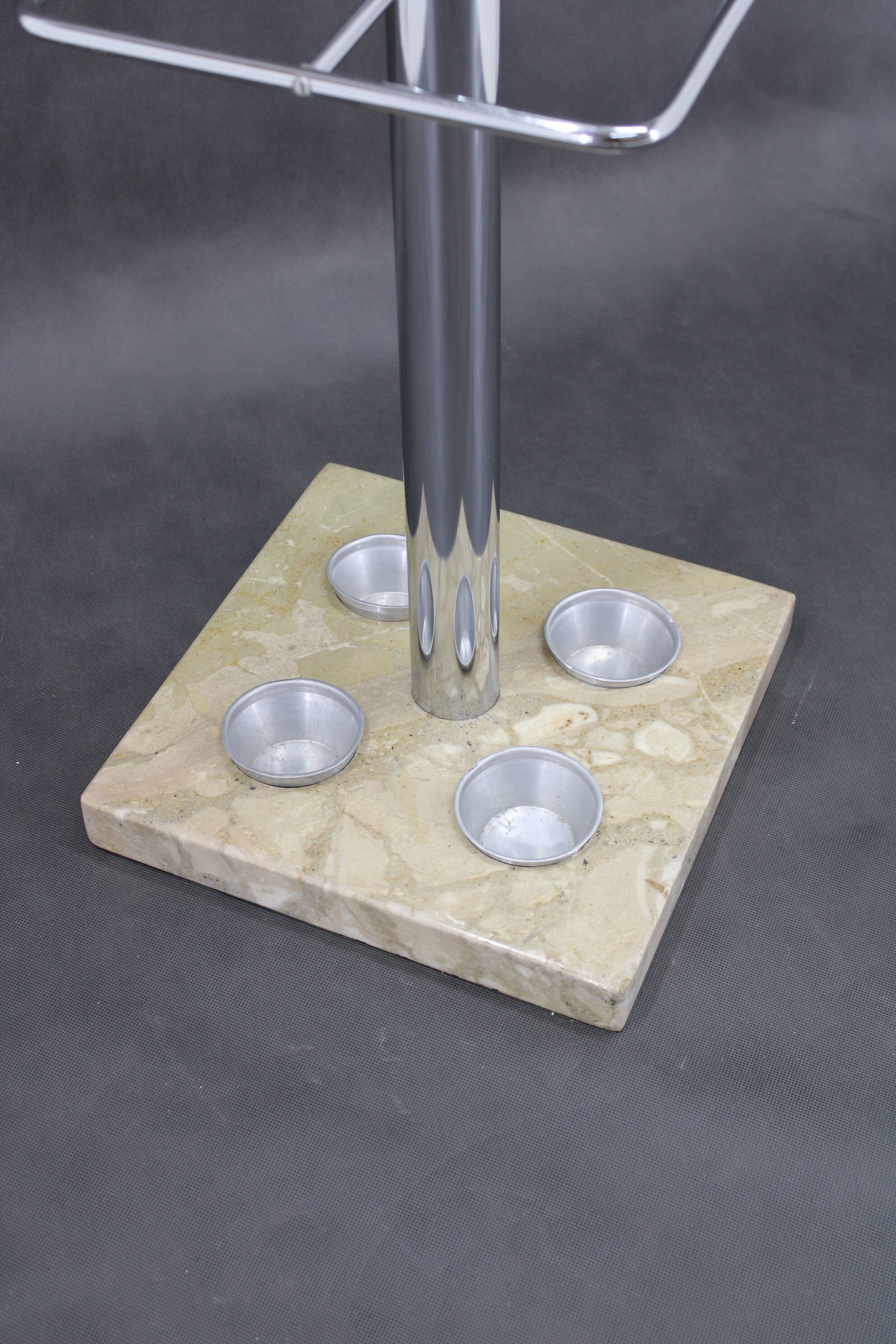 1970s Italian Coat Hanger With Marble Base