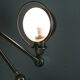 Jieldé desk lamp 2 arms 40cm industrial graphite vice Jean Louis Domecq vintage