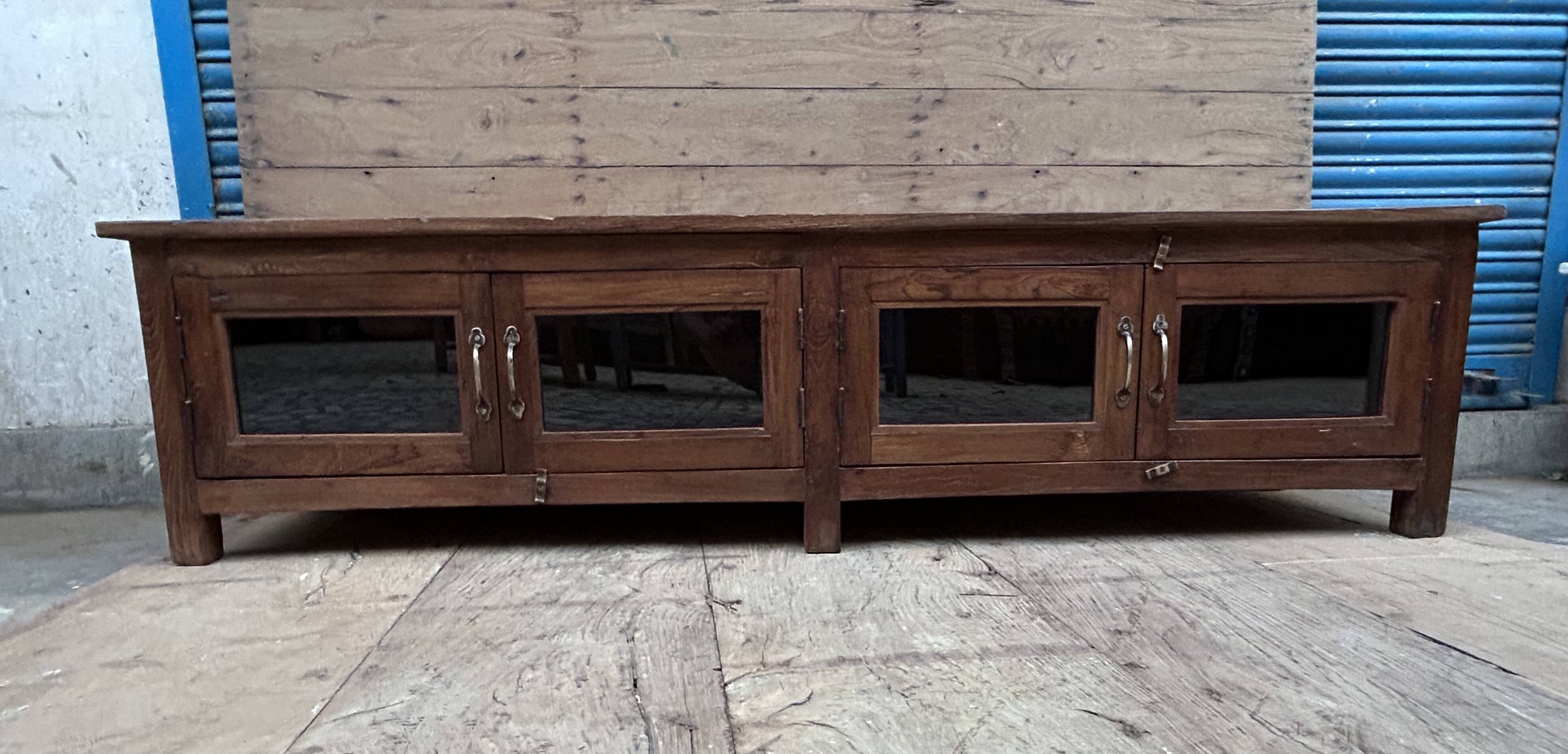 Buffet TV low unit in Burmese teak