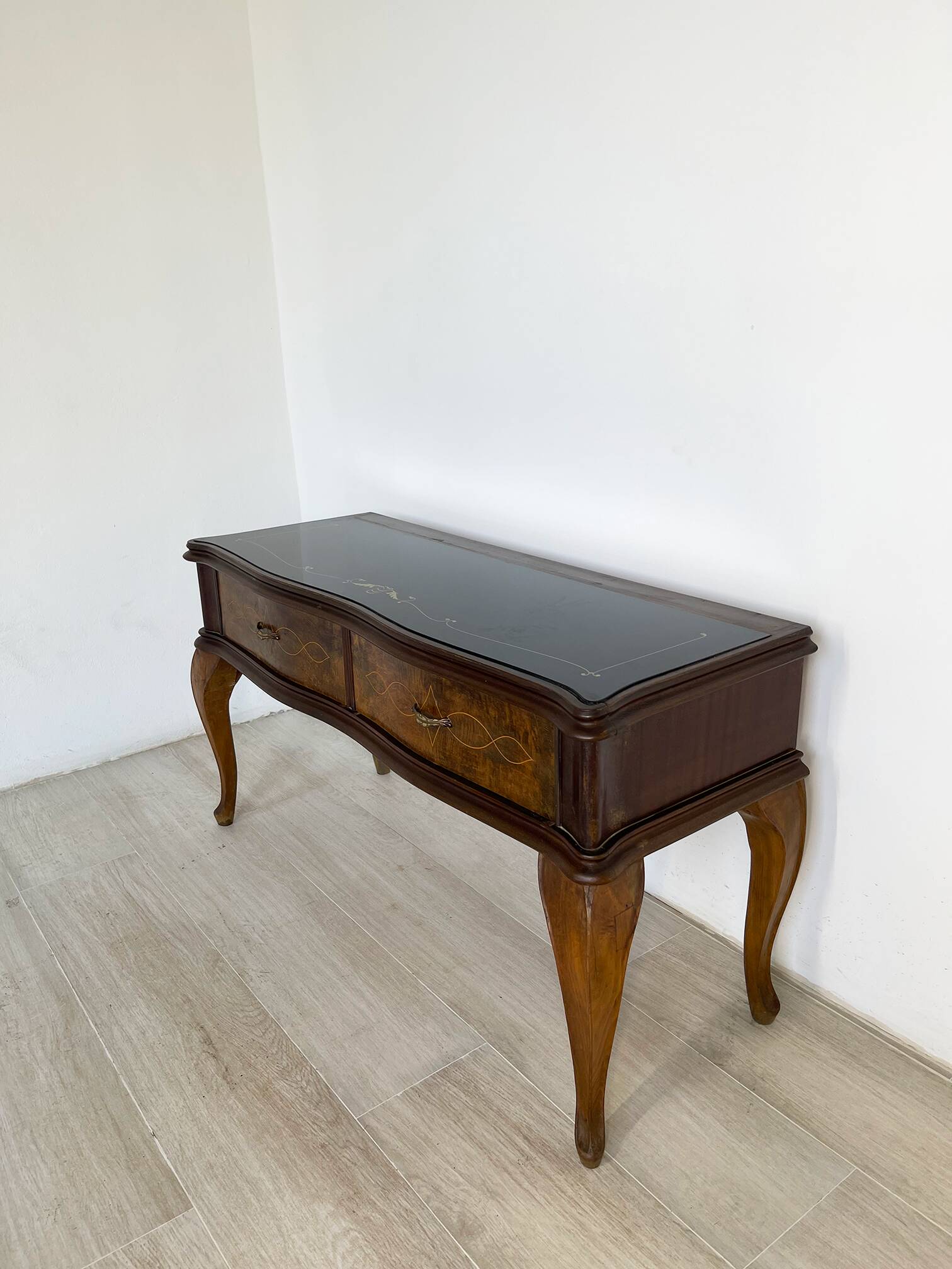 Console italienne/table pétinuse des années 1950