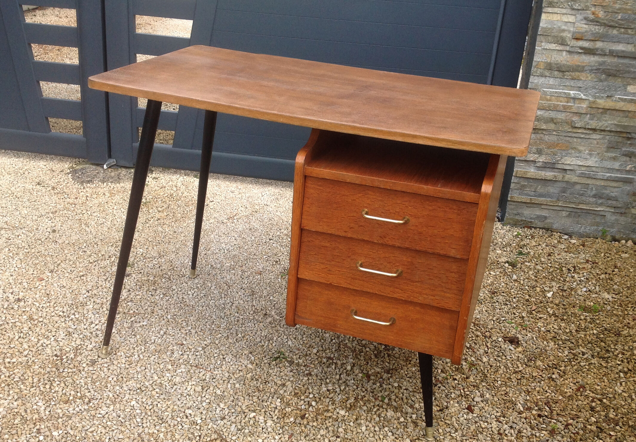 Vintage feet compass desk