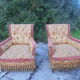 Pair of napoleon III armchairs