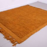 Rust Vintage Handmade Moroccan Rug 214 x 244 cm - Old Berber Rug -