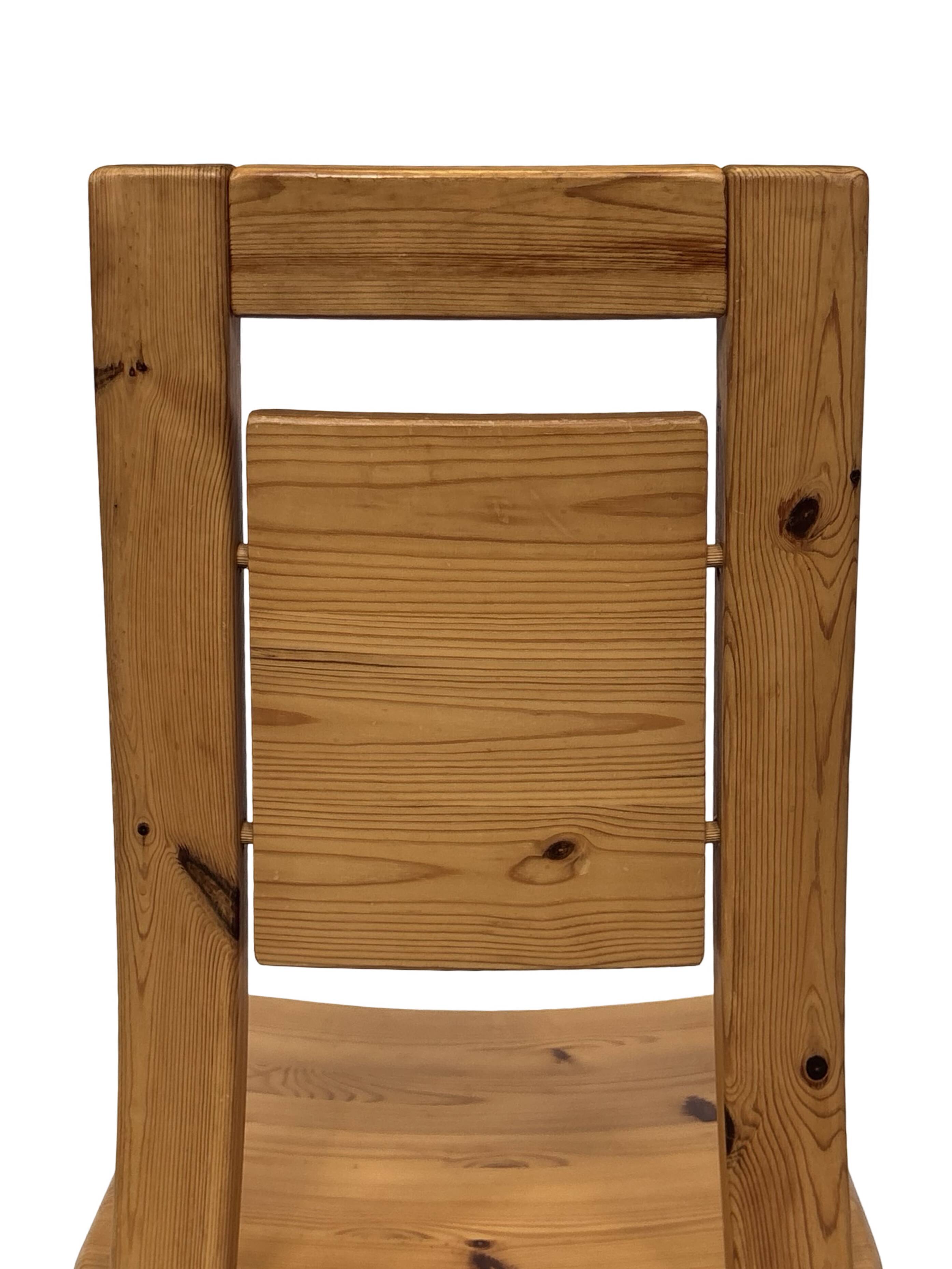 Vintage set of four dining room chairs Finnish Design Laukaan Puu