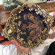 Decorative plate in Limoges porcelain