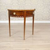 Semi-Circular Mahogany Wall Table, Early 20th Century