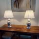 Paire de lampes de table en porcelaine Véritable Revol France