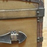 Antique curved transport trunk circa 1900 B.Vinay