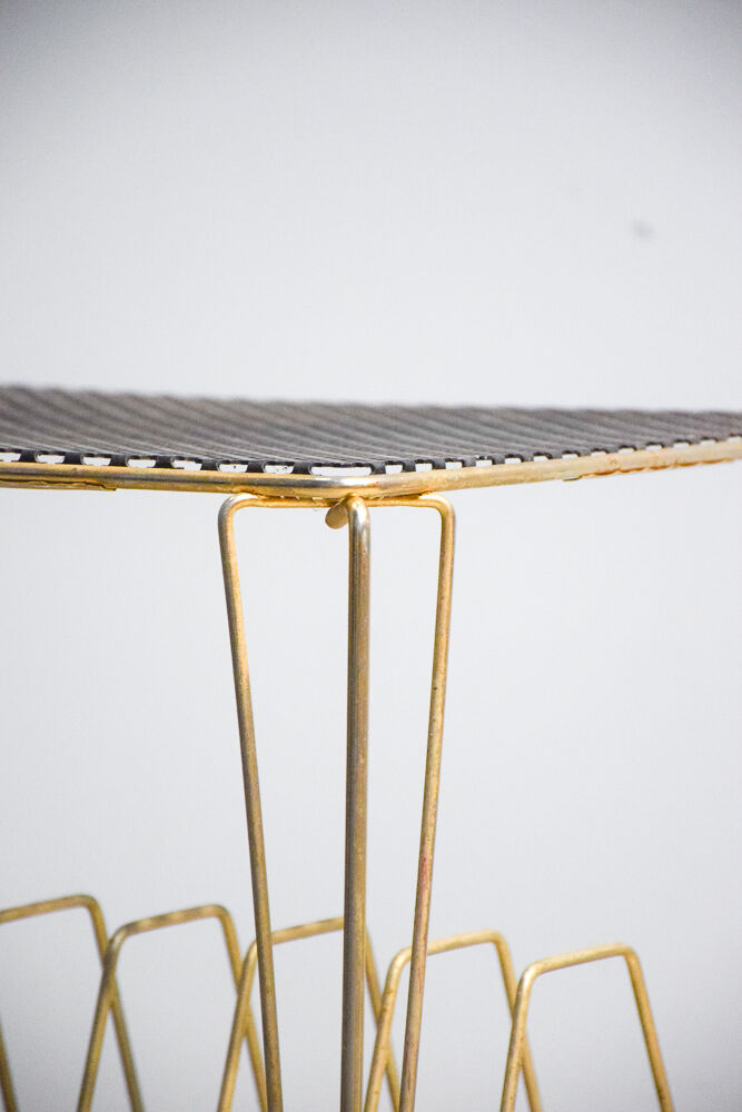 Vintage vinyl holder table 1970'