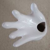 Baguier, vase vintage en forme de main