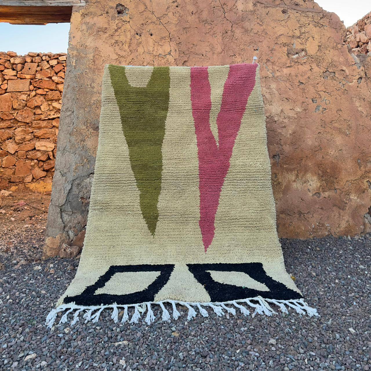 Handwoven Berber rug 3x2 m