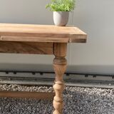 Extendable stripped farmhouse table 300 cm