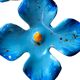 Vintage 1950s Italian Wrought Iron Floral Chandelier – Hand-Painted