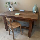 Vintage solid wood farmhouse table.