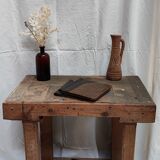 Handcrafted wooden workbench