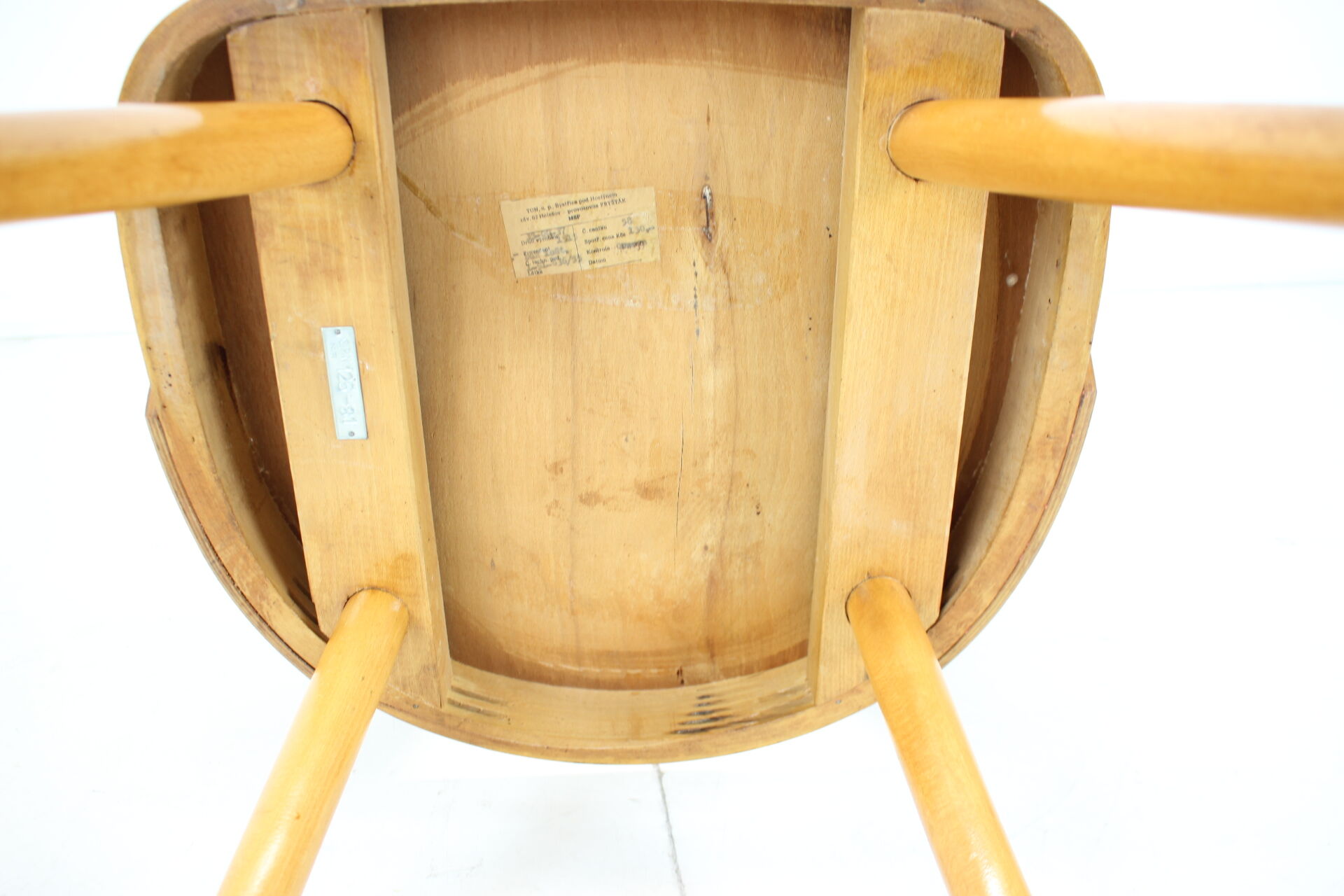 Oswald Haerdtl Beech Chair, Czechoslovakia, 1959