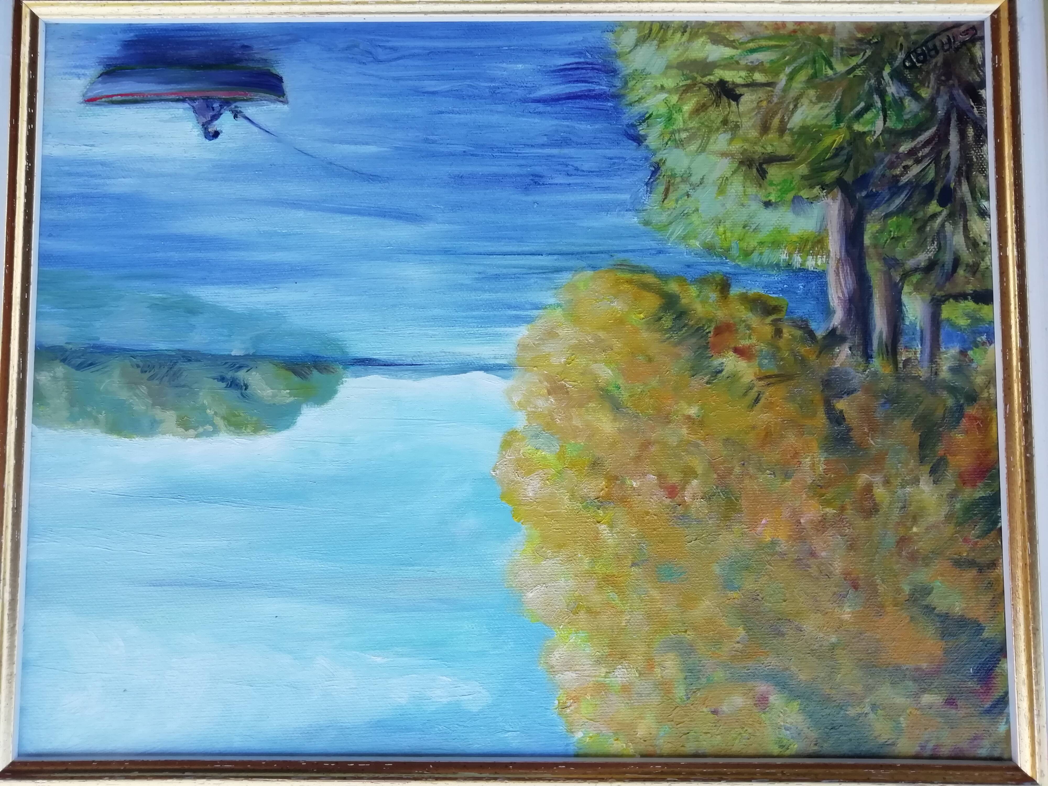 Oil on canvas Montaubry