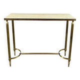 20th Century Gilt Brass and Marble Console Table