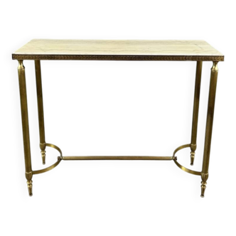 20th Century Gilt Brass and Marble Console Table
